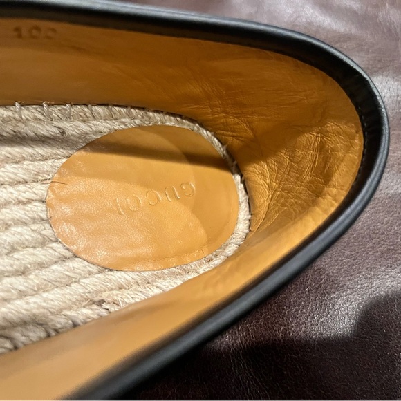 Great condition! AUTHENTIC GUCCI MICROGUCCISSIMA GG LEATHER ESPADRILLE - Picture 9 of 12